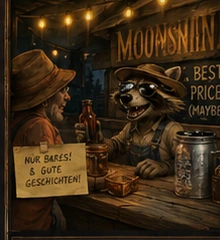 Moonshine Verkaufsstand