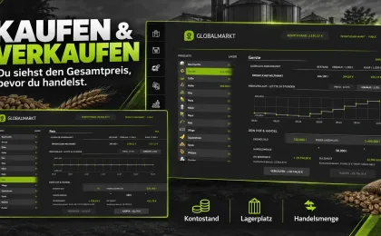 FS25 Global Market – Angebot, Nachfrage, dein Markt