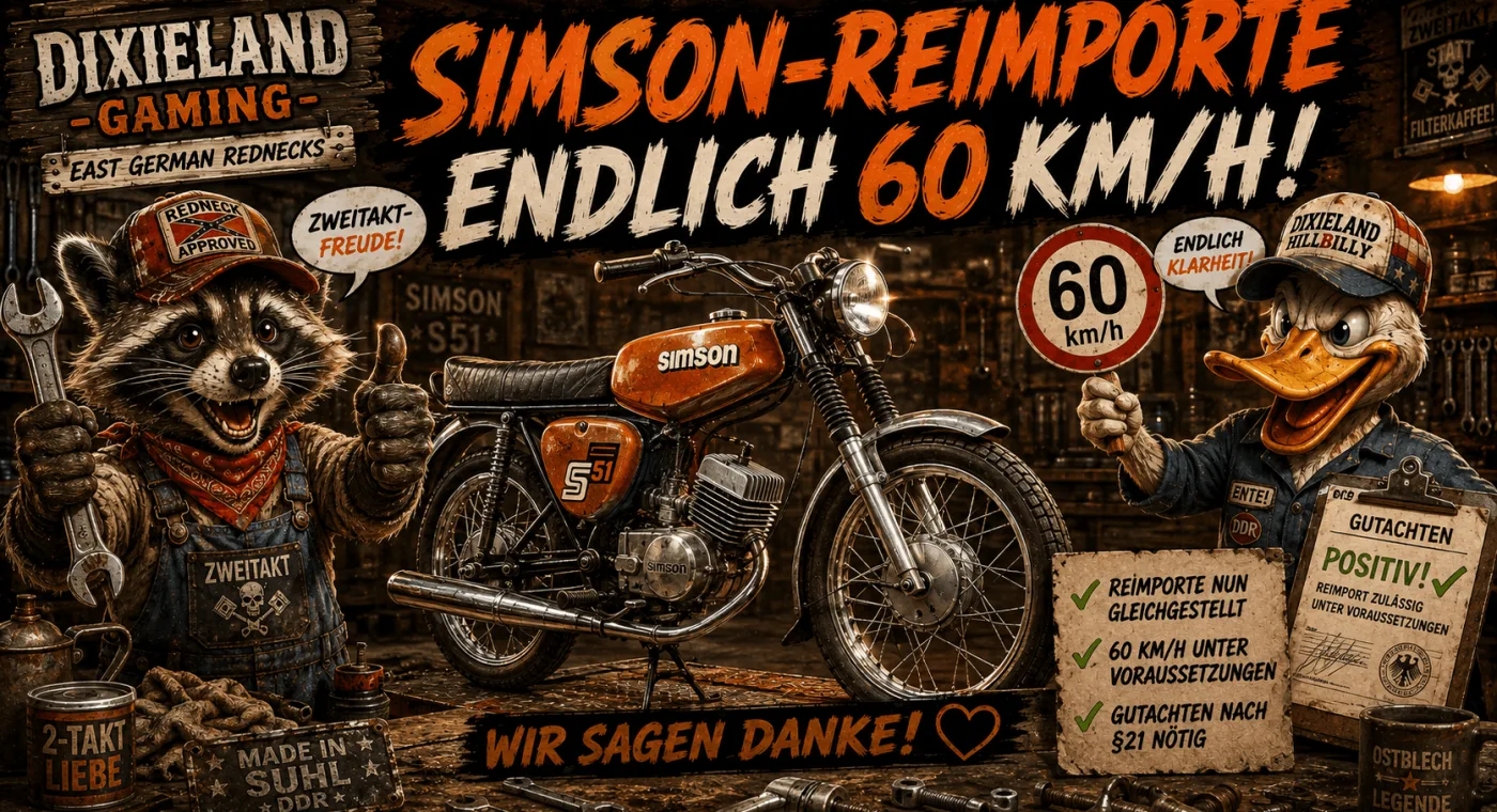 Simson-Reimporte: Endlich!!!