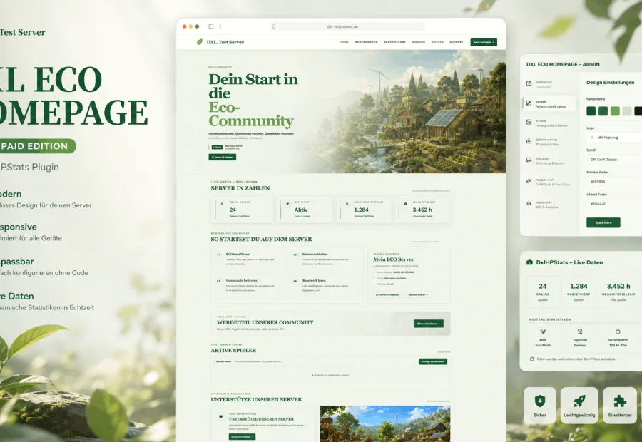 DXL Eco Homepage FREE/PAID