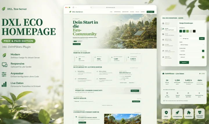 DXL Eco Homepage FREE