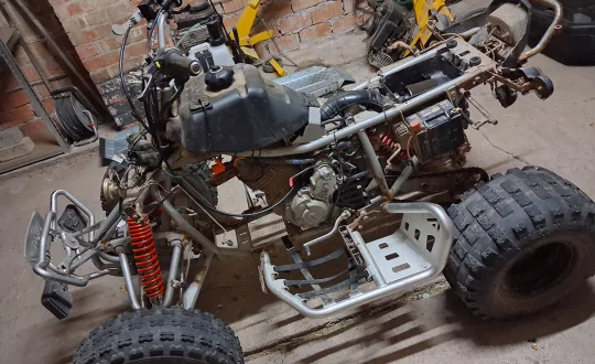 Quad wird zerlegt