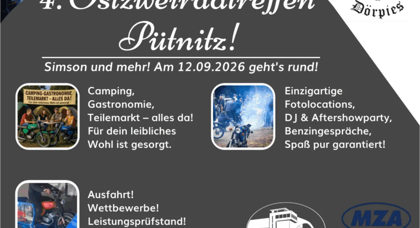4. Ostzweiradtreffen in Pütnitz