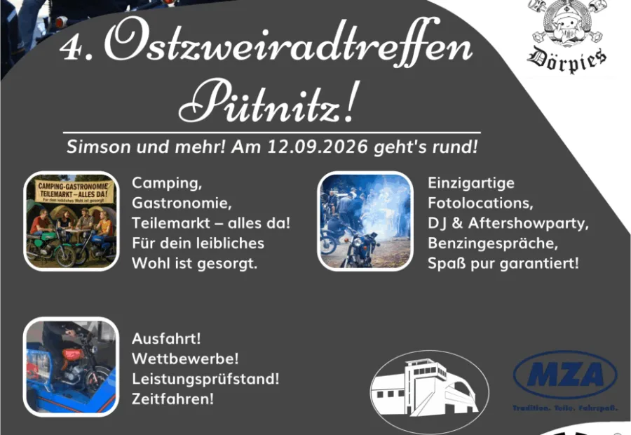 4. Ostzweiradtreffen in Pütnitz