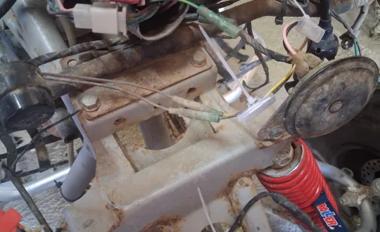 Arbeiten am Motor