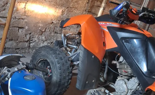 Quad vor Beginn des Umbaus
