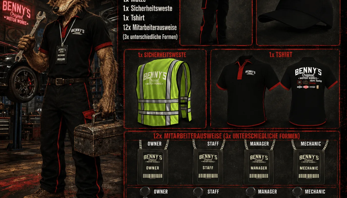 Benny´s Pack [DLC Clothes] / [M]